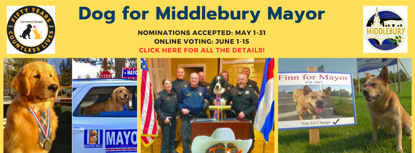 2026 Dog for Middlebury Mayor- For HB web